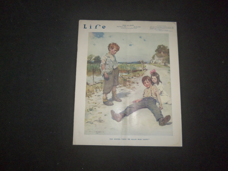 1919 JULY 24 LIFE MAGAZINE - THE VICTOR-