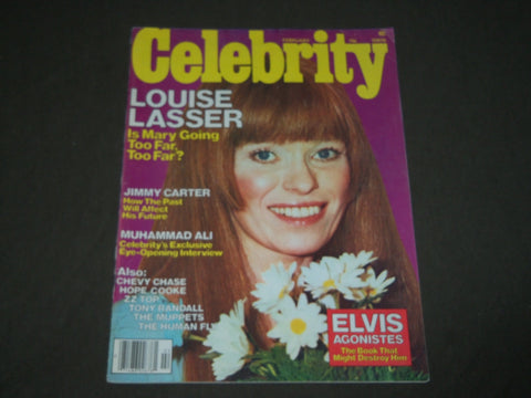 1977 FEBRUARY CELEBRITY MAGAZINE - LOUISE LASSER COVER - NICE PHOTOS - CW 55