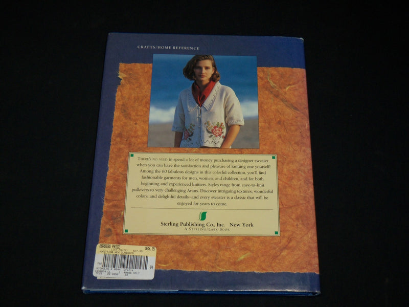 1995 KNITTING THE NEW CLASSICS BOOK BY KRISTIN NICHOLAS - GREAT PHOTOS - I 1930