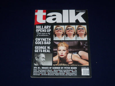 1999 SEPTEMBER TALK MAGAZINE - VOLUME 1, NUMBER 1 - HILLARY CLINTON - SP 4911