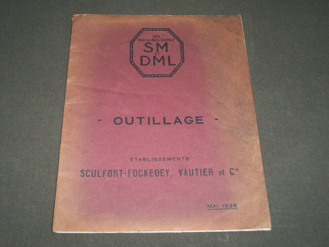 1926 MAY SCULFORT - FOCKEDEY VAUTIER ET CIE FRENCH CATALOGUE - SM DML - FR 341