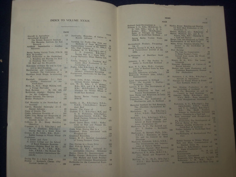 1960 SCOTTISH AGRICULTURE MAGAZINE - LOT OF 3 - J 6004