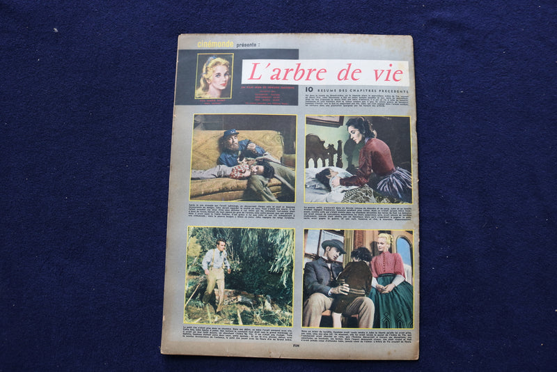 1958 JAN 30 CINEMONDE MAGAZINE - ROGER PIERRE JEAN-MARC THIBAULT COVER - E 23971