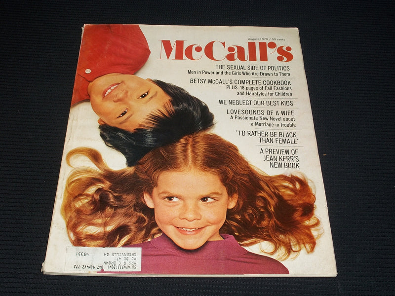 1970 AUGUST MCCALL'S MAGAZINE - NICE COLOR COVERS & ADS - E 1123