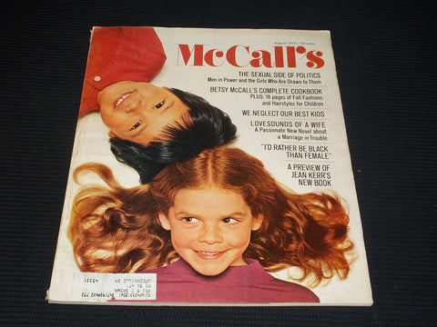 1970 AUGUST MCCALL'S MAGAZINE - NICE COLOR COVERS & ADS - E 1123