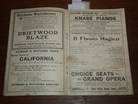 1902 MARCH 10 BOSTON THEATRE OPERA PROGRAM - LAWRENCE MCCARTY - K 1188
