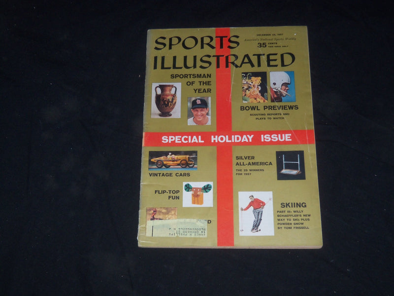 1957 DECEMBE 23 SPORTS ILLUSTRATED MAGAZINE - SPECIAL HOLIDAY ISSUE - SP 8862