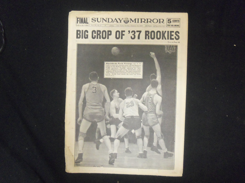 1937 JAN 24 NEW YORK SUNDAY MIRROR-COURTIERS TO SHARE EXILE WITH EDWARD- NP 2337