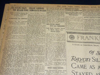 1922 APRIL 30 NEW YORK TIMES NEWSPAPER - RICHARD CROKER DIES AT 80 - NT 8585