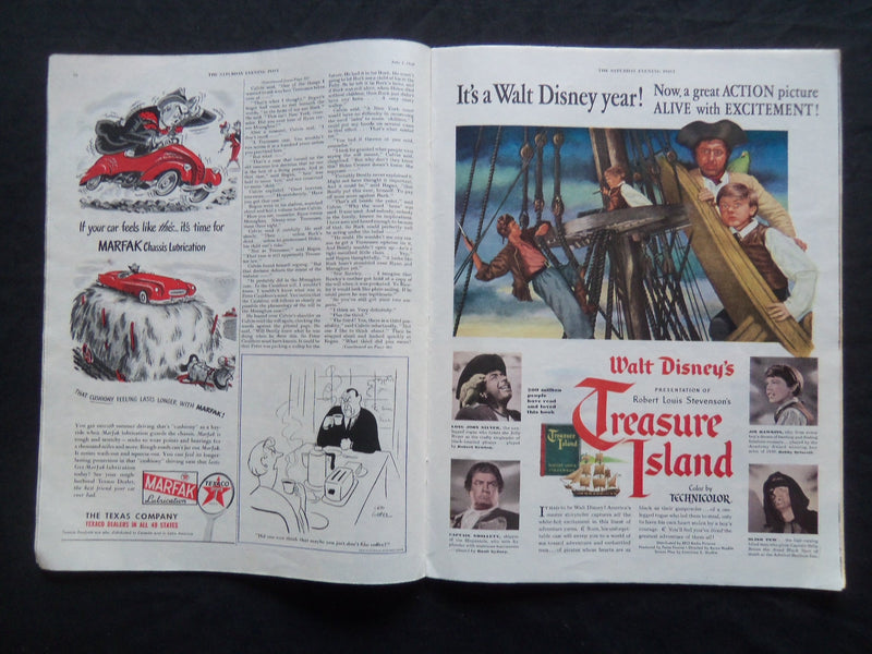 1950 JULY 1 THE SATURDAY EVENING POST MAGAZINE - ILLUSTRATED COVER - SP 1831