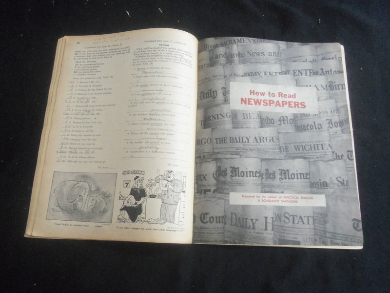 1955 MARCH 9 PRACTICAL ENGLISH MAGAZINE- CAROL HEISS COVER - B 5536P
