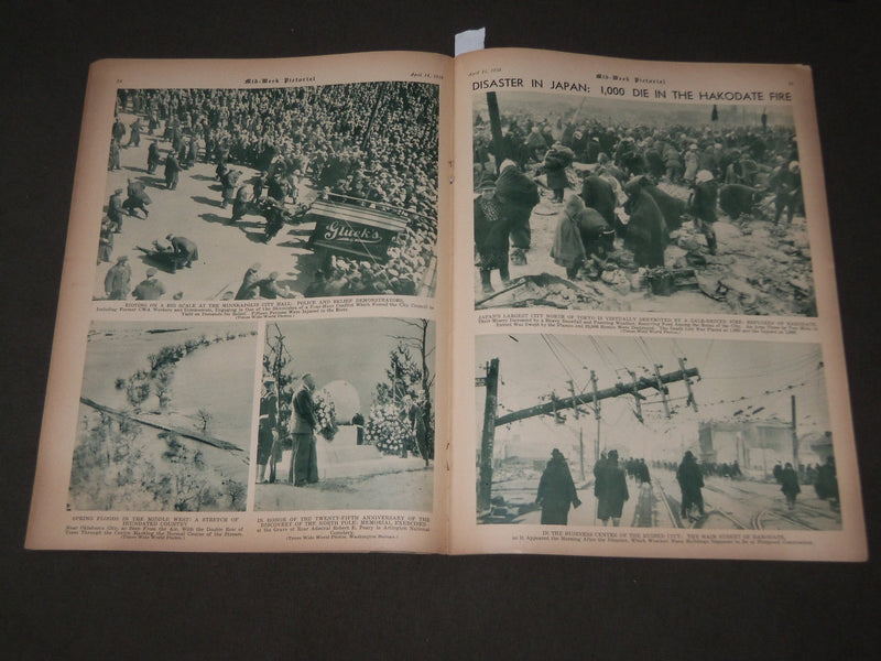 1934 APRIL 14 MID-WEEK PICTORIAL MAGAZINE SECTION - JEAN MUIR COVER - J 3197