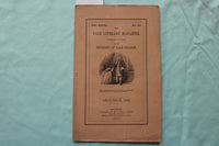 162-1863 YALE LITERARY MAGAZINE - LOT OF 2 - K 3284