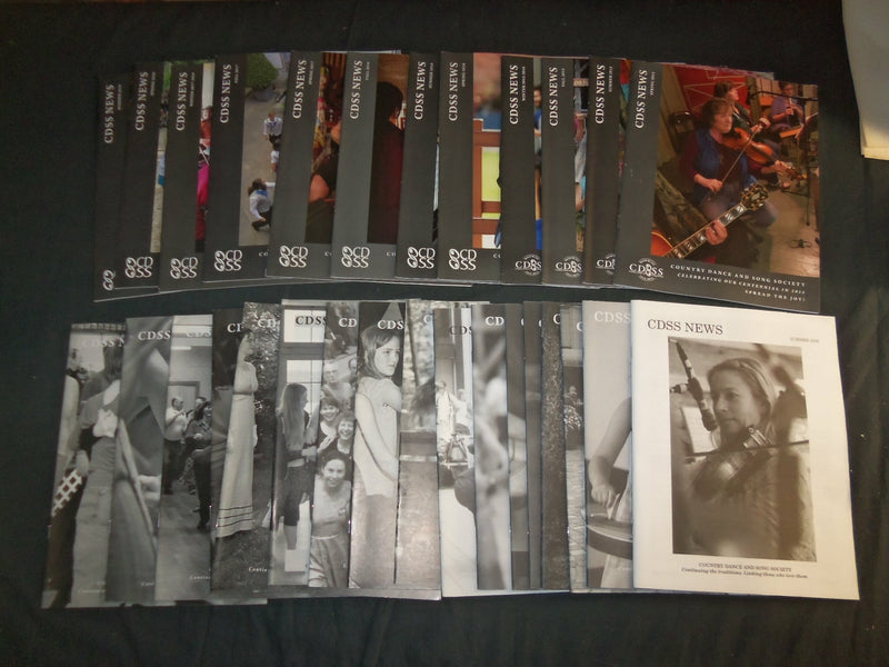1984-2018 COUNTRY DANCE AND SONG SOCIETY NEWS MAGAZINE - LOT OF 93