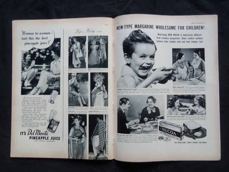 1937 AUGUST 9 LIFE MAGAZINE - WATERMELON'S TO MARKET - L 38