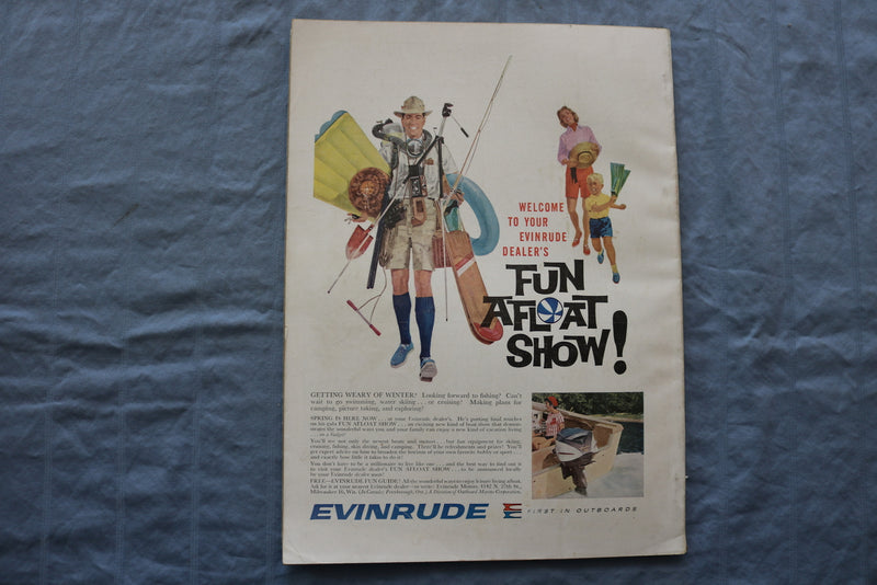1961 MARCH YACHTING MAGAZINE - CRUISING AND RACING COVER - E 9433