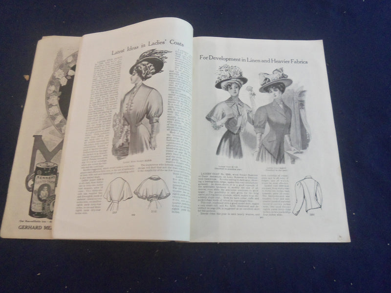 1908 JULY THE DESIGNER MAGAZINE - THE SUMMER WARDROBE - B 4164J