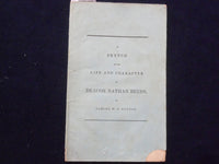 1849 DEACON NATHAN BEERS FUNERAL ADDRESS SOFTCOVER BOOKLET-NEW HAVEN, CT - K 193
