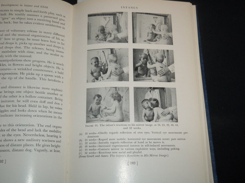 1949 VISION ITS DEVELOPMENT IN INFANT AND CHILD BOOK BY ARNOLD GESELL - KD 5980U