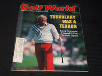 1986 JULY 25 GOLF WORLD MAGAZINE - GREG NORMAN FRONT COVER - E 5556A