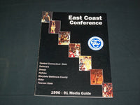 1990-1991 EAST COAST CONFERENCE BASKETBALL MEDIA GUIDE - J 3868