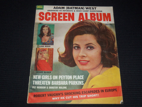 1966 OCTOBER SCREEN ALBUM MAGAZINE - BARBARA PARKINS COVER - E 14646