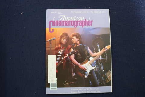 1987 MAR AMERICAN CINEMATOGRAPHER MAGAZINE - MICHAEL J. FOX-JOAN JETT - E 17737