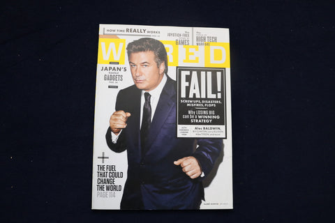 2010 JANUARY WIRED MAGAZINE - FAIL! - ALEC BALDWIN COVER - ST 5504M