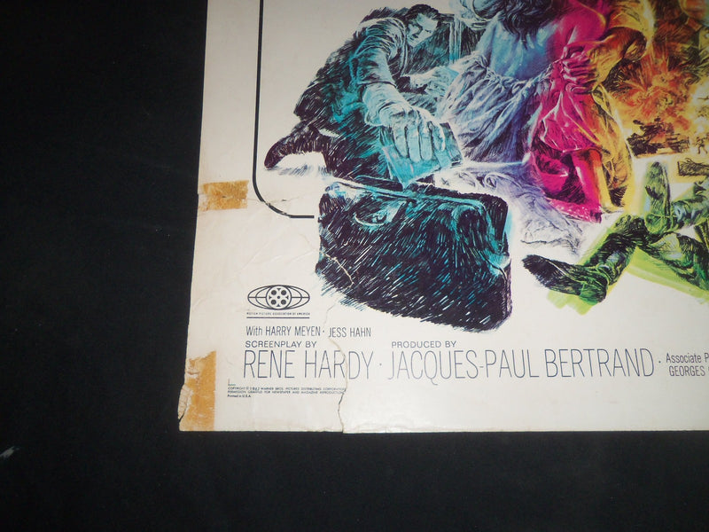 1967 TRIPLE CROSS 1/2 SHEET MOVIE POSTER - PLUMMER, SCHNEIDER, BRYNNER - P 427