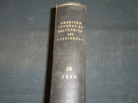 1935 JANUARY-JUNE AMERICAN JOURNAL OF OBSTETRICS & GYNECOLOGY VOLUME - KD 5912