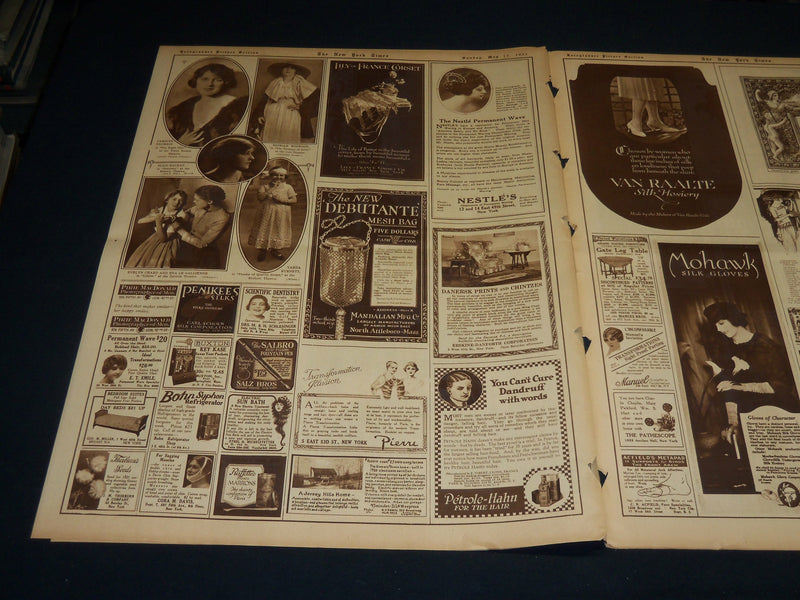 1921 MAY 15 NEW YORK TIMES PICTURE SECTION - HARDING - TILDEN - NT 8936