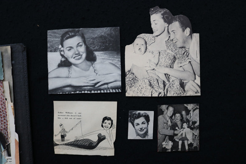 1950'S MOVIE STARS SCRAPBOOK - DORIS DAY - ESTHER WILLIAMS - E 24899