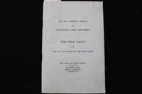 1954 THE WAY TO PEACE IN THE HOLY LAND - PALESTINE - SOFTCOVER BOOK - K 3064