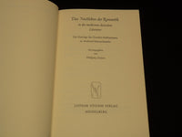 1969 DAS NACHLEBEN DER ROMANTIK BOOK - DEUTSCHEN LITERATUR - KD 7864