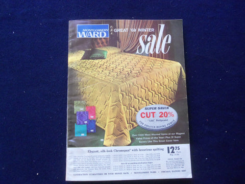 1969 WINTER MONTGOMERY WARD CATALOG - CHICAGO, ILLINOIS - J 8480