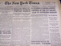 1935 APRIL 7 NEW YORK TIMES - LA GUARDIA REORGANIZING CITY RELIEF - NT 1967