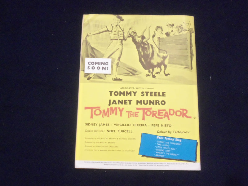 1959 DECEMBER FILM REVIEW MAGAZINE - TOMMY STEELE - DELYSE HUMPHRIES - J 9697