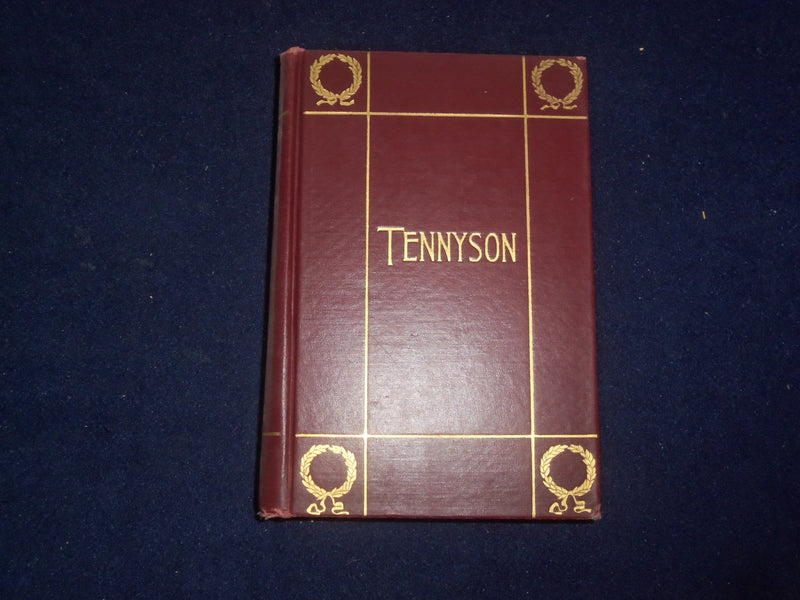 1899 ALFRED LORD TENNYSON - POETIC AND DRAMATIC WORKS HARDCOVER BOOK - KD 9169