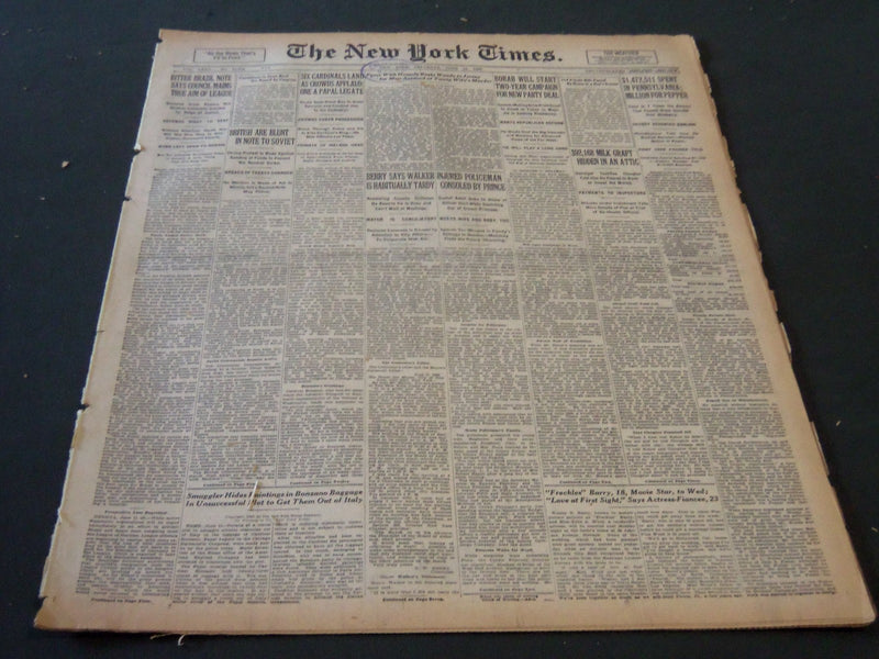 1926 JUNE 12 NEW YORK TIMES - BORAH WILL START TWO YEAR CAMPAIGN - NT 5561