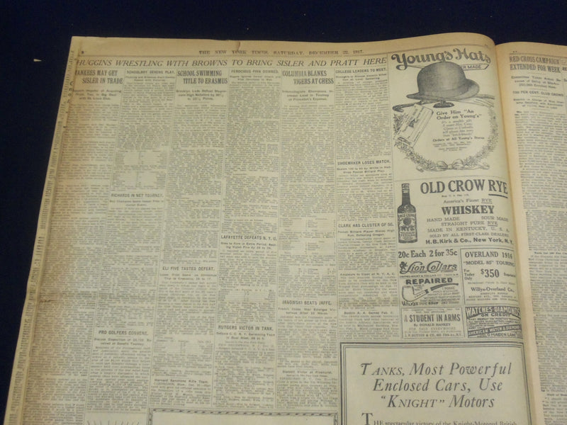 1917 DECEMBER 22 NEW YORK TIMES - ARMOUR NAMED IN PACKERS PLOT - NT 8270