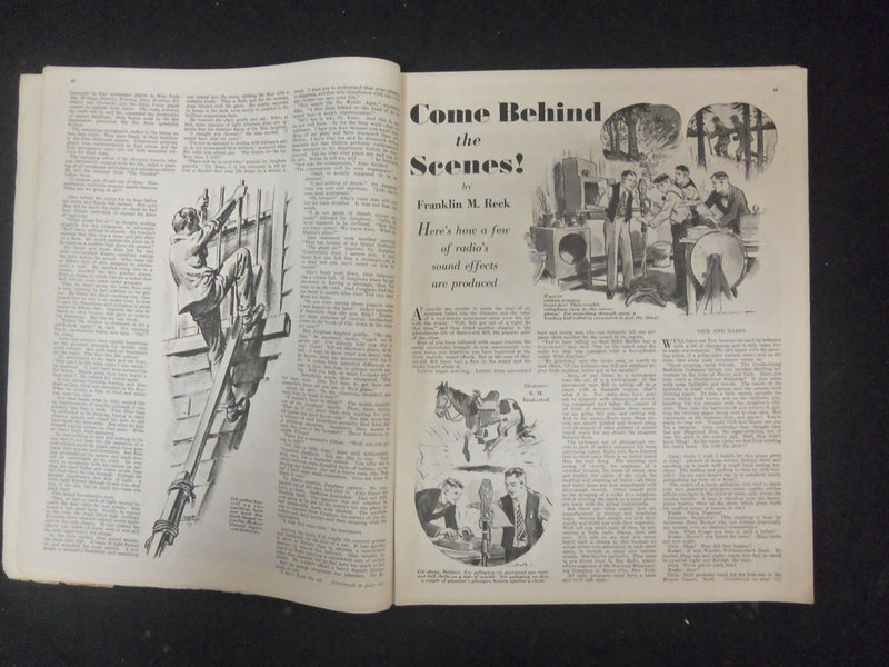 1936 APRIL AMERICAN BOY MAGAZINE - NICE COVER, STORIES, ILLUSTRATIONS- ST 4596