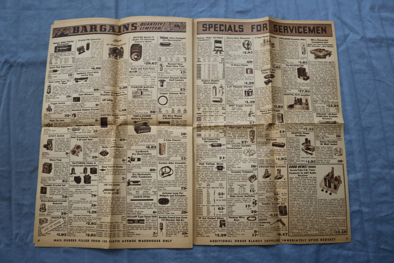 1950'S LAFAYETTE'S CATALOG - K 706