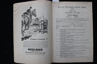 1961 MAY 11 ROYAL WINDSOR HORSE SHOW PROGRAM - HOME PARK WINDSOR CASTLE - K 1850