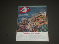 1958 FEBRUARY HOLIDAY MAGAZINE - NICE COVER, STORIES, PHOTOS & ADS - SP 7765