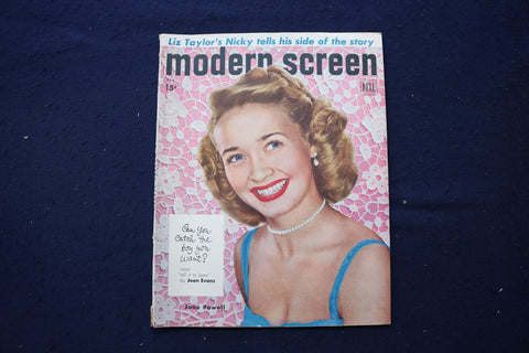 1951 FEBRUARY MODERN SCREEN MAGAZINE - JANE POWELL COVER - E 17316