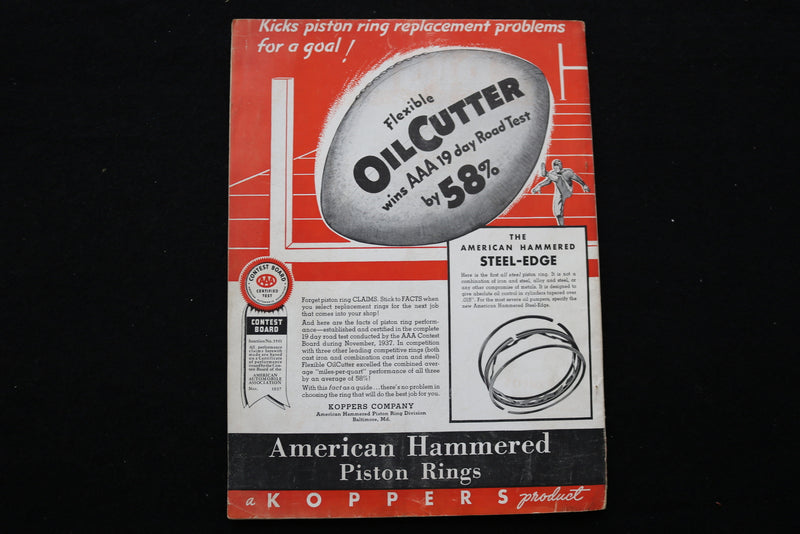 1938 NOV AUTOMOBILE DIGEST MAGAZINE - ENGINEERED REFINEMENTS COVER - SP 4183V