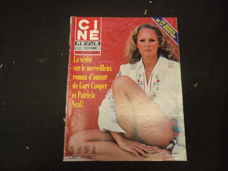 1981 APRIL 30 CINE REVUE FRENCH MAGAZINE - URSULA ANDRESS COVER - E 24775