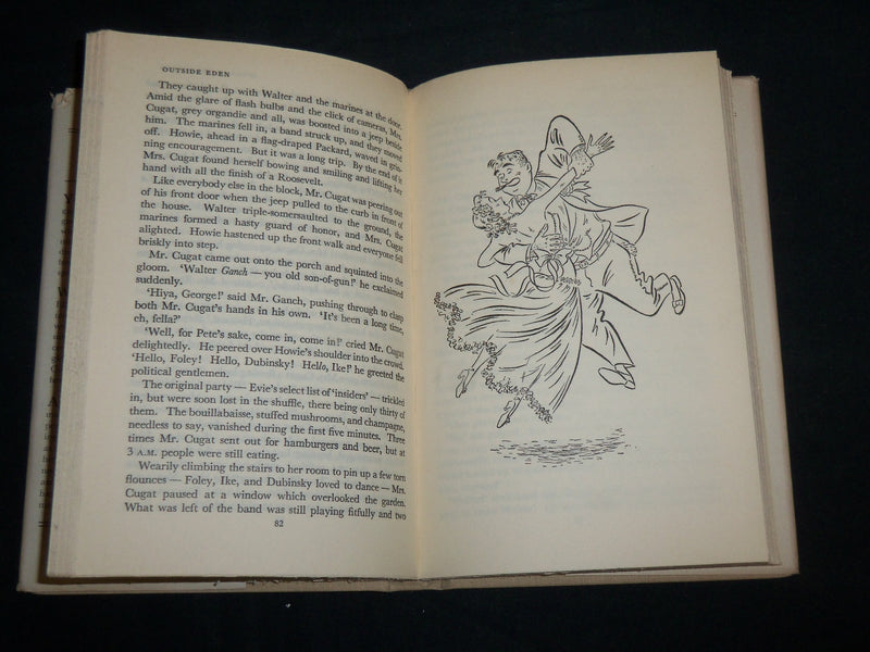 1945 OUTSIDE EDEN HARDCOVER BOOK BY ISABEL SCOTT RORICK - ALAJALOV - KD 7000