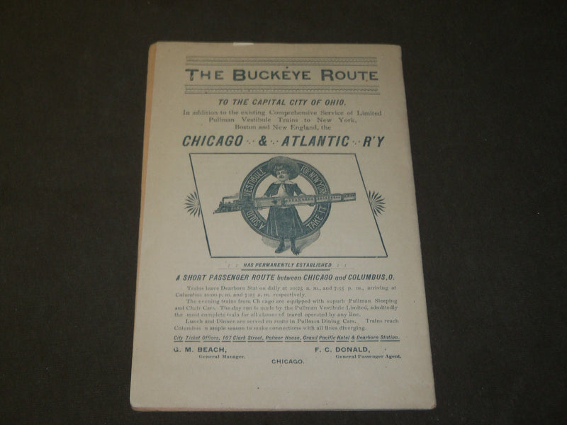 1890 JAN 5 NEW WINDSOR THEATRE PROGRAM - BURGLAR - SIDNEY DREW - GLADYS - J 3697
