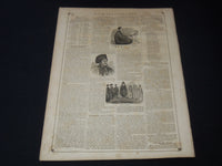 1857 MAY 23 LIFE ILLUSTRATED NEWSPAPER - GOLDSMITH'S DESERTED VILLAGE - NP 5922